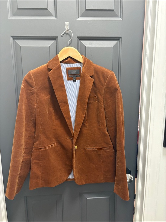 J. Crew Jackets & Blazers - J. Crew Corduroy Blazer in Rust Brown